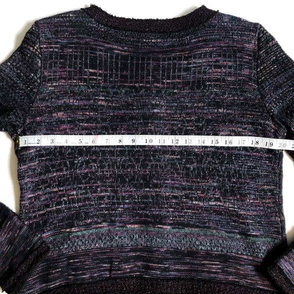 Free People Purple Button-Up Cardigan sz Medium - Picture 5 of 6